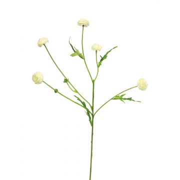 Ramo artificiale di Helichrysum italicum SHUNCAI, crema, 60 cm