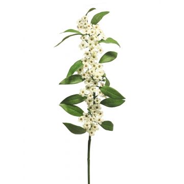 Euphorbia fulgens artificiale XIANGRUI con fiori, bianco, 80cm