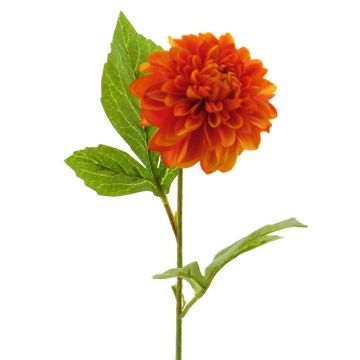 Dahlia artificiale WANRU, arancione, 50 cm