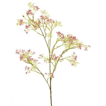Ramo artificiale di spirea XIANMEI, fiori, rosa-crema, 100cm