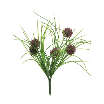 Allium artificiale JIAJIA, viola scuro, 40 cm