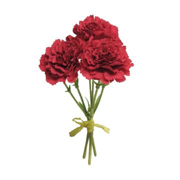 Mazzo di garofani decorativi LIXUAN, rosso, 25 cm