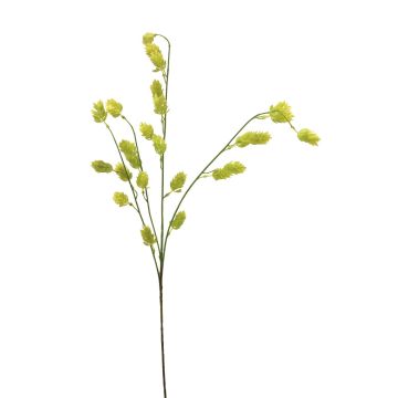 Ramo di luppolo artificiale SHUOLIAN con fiori, verde-giallo, 90 cm