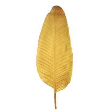 Foglia di banano artificiale MEISHUO, giallo-marrone, 110 cm