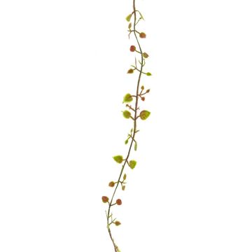 Ghirlanda artificiale di muehlenbeckia JIAMIN, rosso-verde, 240 cm
