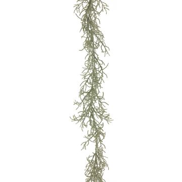 Ghirlanda di leucophyta artificiale YASHUO, grigio, 180 cm