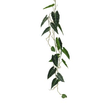 Ghirlanda artificiale di Alocasia Sanderiana NAZIHE, verde, 105 cm