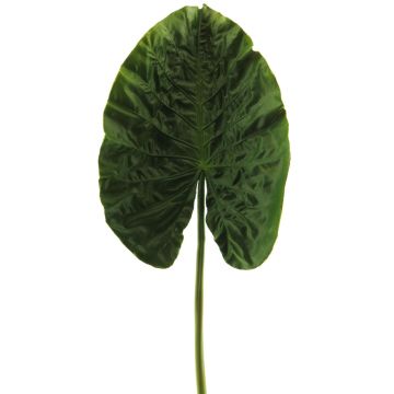 Foglia artificiale di alocasia sanderiana HAOYUE, verde, 75 cm