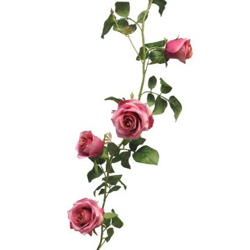 Ghirlanda di rose artificiali KAILIN, rosa, 145 cm