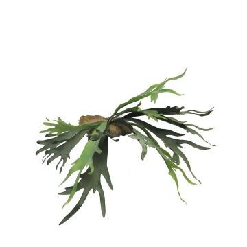 Pianta finta di felce di cervo KONGXI su stelo, verde, 50 cm