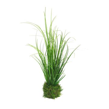 Pennisetum artificiale WEILIN su palla d'erba, verde, 25cm