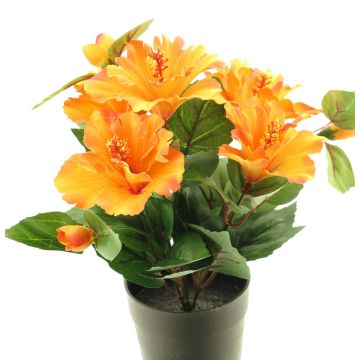 Ibisco artificiale GUOXIAO, arancione, 25 cm