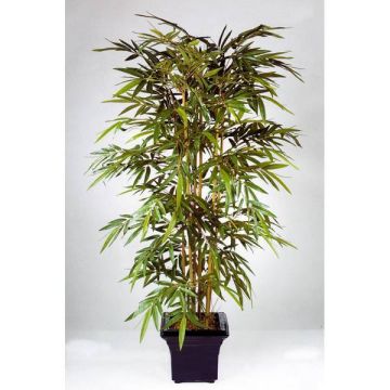 Albero di bambù artificiale TARIK, tronchi veri, verde, 270cm