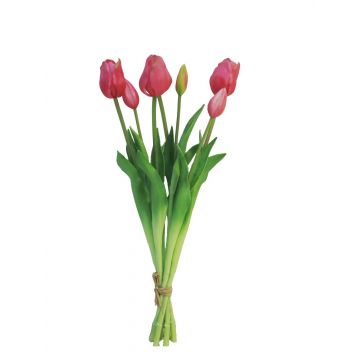 Bouquet di tulipani artificiali LONA, rosa, 45 cm, Ø15 cm