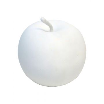 Mela decorativa CHENYUN, bianco opaco, 8 cm