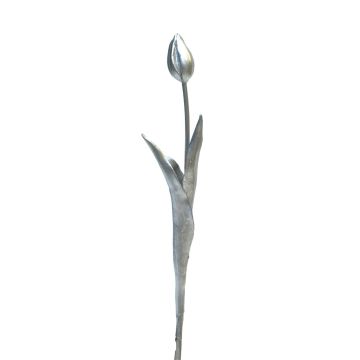 Tulipano artificiale LONA, argento-champagne, 45 cm, Ø4 cm