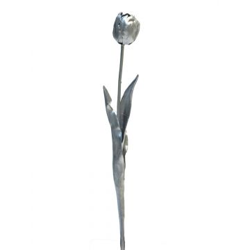 Tulipano artificiale LIANNA, argento-champagne, 45 cm