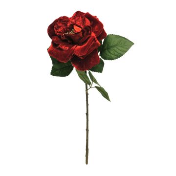 Rosa di velluto YUFAN, rosso, 45 cm