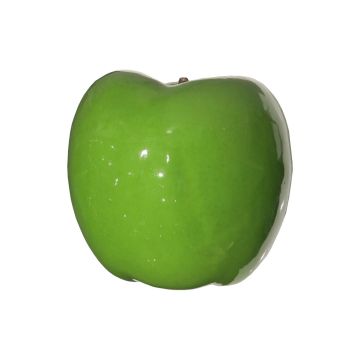 Mela artificiale ZESHUO, verde chiaro lucido, 20cm