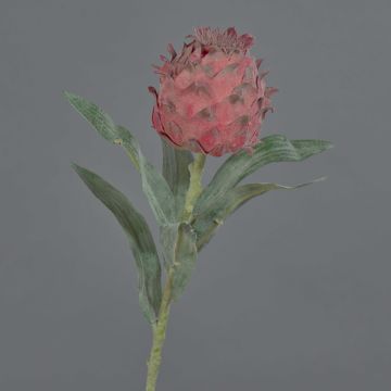 Fiore di carciofo artificiale LANQIN, bordeaux, 60 cm