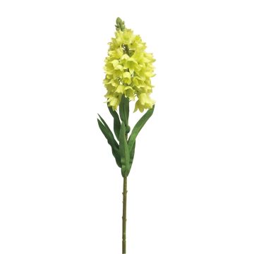 Fiore artificiale di digitalis TIANLI, giallo, 80 cm