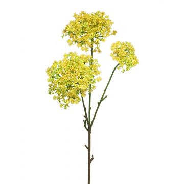 Bouquet artificiale di achillea LUNFENG, giallo, 75 cm