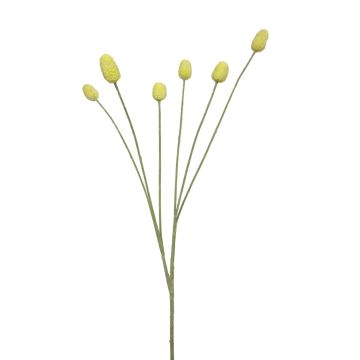 Ramo artificiale di cardo SUANYI, giallo, 65 cm