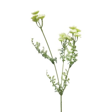 Ramo di fiori artificiali di achillea YISUAN, bianco, 50 cm