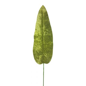 Foglia di banano in velluto AOXUE, verde, 70 cm