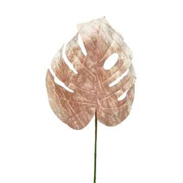 Foglia di filodendro artificiale Monstera Deliciosa AOSHUN, rosa, 70 cm