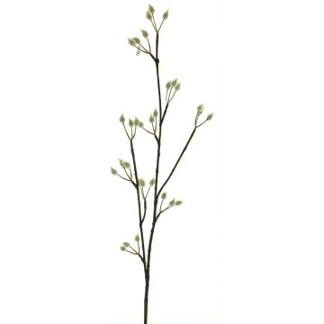 Ramo decorativo di salice NAYONG con fiori, crema, 80 cm