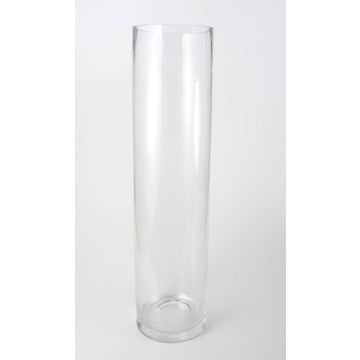 Vaso da terra cilindrico in vetro SANSA AIR, trasparente, 100cm, Ø20cm