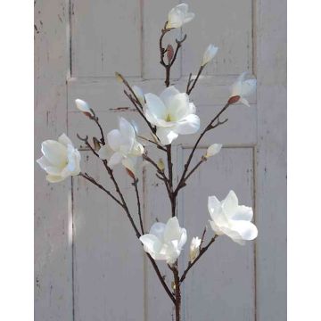 Ramo di magnolie finte YONA, crema-bianco, 130cm