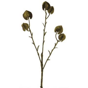 Ramo decorativo  di physalis CUIXIA con frutti, oro antico, 40 cm