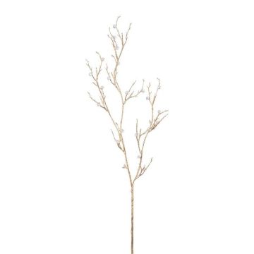 Ramo decorativo bacca finta FRILOX con bacche, champagne, 85 cm