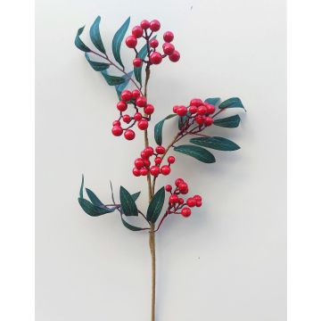 Ramo artificiale di sorbo BERNFRIEDE con frutti, rosso, 55 cm