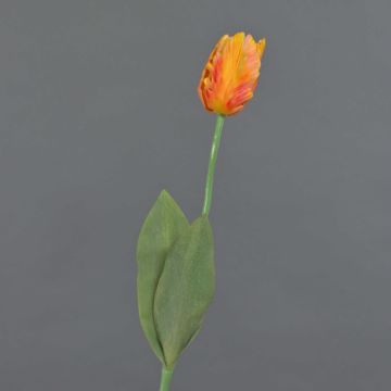 Fiore artificiale papagallo UAKARI, arancione-giallo, 65 cm, Ø 6 cm