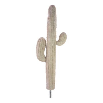 Cactus artificiale LUCIEN, su stelo, bianco, 80cm