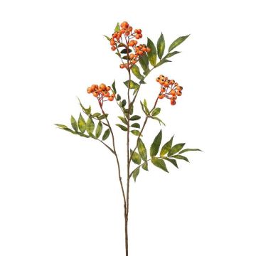 Ramo artificiale di sorbo FRALIM con bacche, arancione, 85 cm