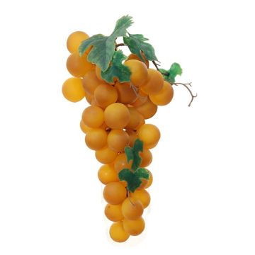 Uva di plastica AMANY, giallo-arancio, 25 cm