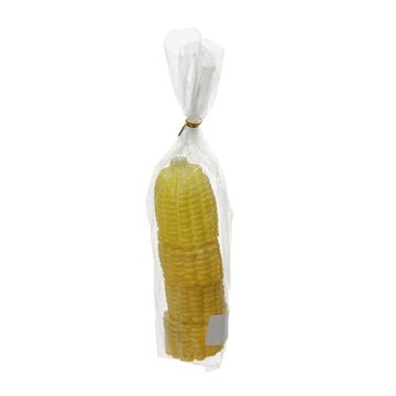 Pezzi di mais artificiale ANNELE, 4 pezzi, giallo, 6cm, Ø5cm