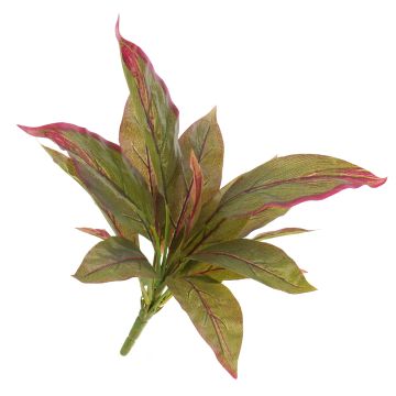 Pianta di cordyline sintetica VALDA su stelo, rosso-verde, 30cm