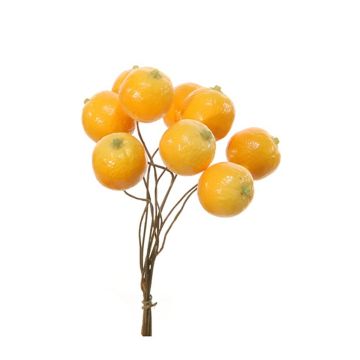 Arancia finta TINJA, 12 pezzi, arancione, 12cm