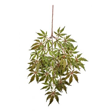 Ramo di acero giapponese AKAYO con 36 foglie verde-rossastro-marrone, 60cm 