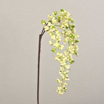 Ramo finto di sambuco SWANTJE, frutti, crema-verde, 40cm