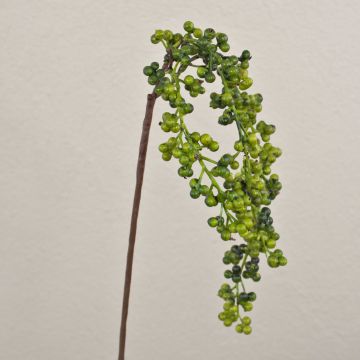 Ramo finto di sambuco SWANTJE, frutti, verde, 40cm