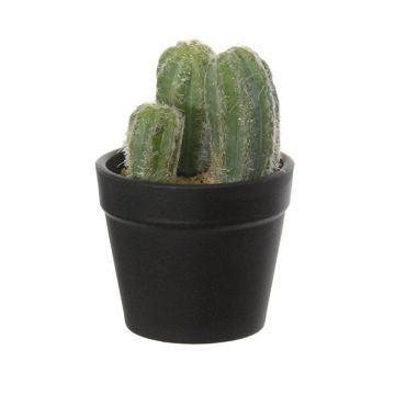 Cactus a colonna decorativo NIENA, fioriera, verde, 10cm