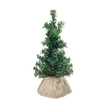 Abete artificiale ALDON in sacco di iuta, 15cm