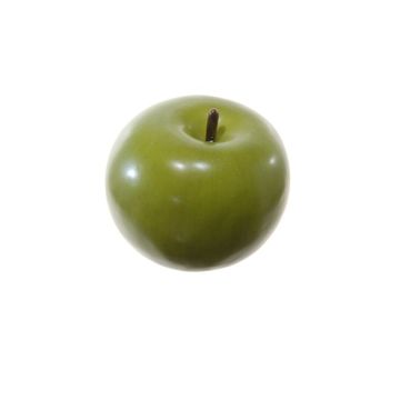 Mela artificiale AKIMO, verde, 6cm, Ø6,5cm