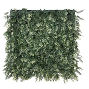 Siepe di plastica / Stuoia di Asparagus acutifolius HOTARU, verde, 50x50cm